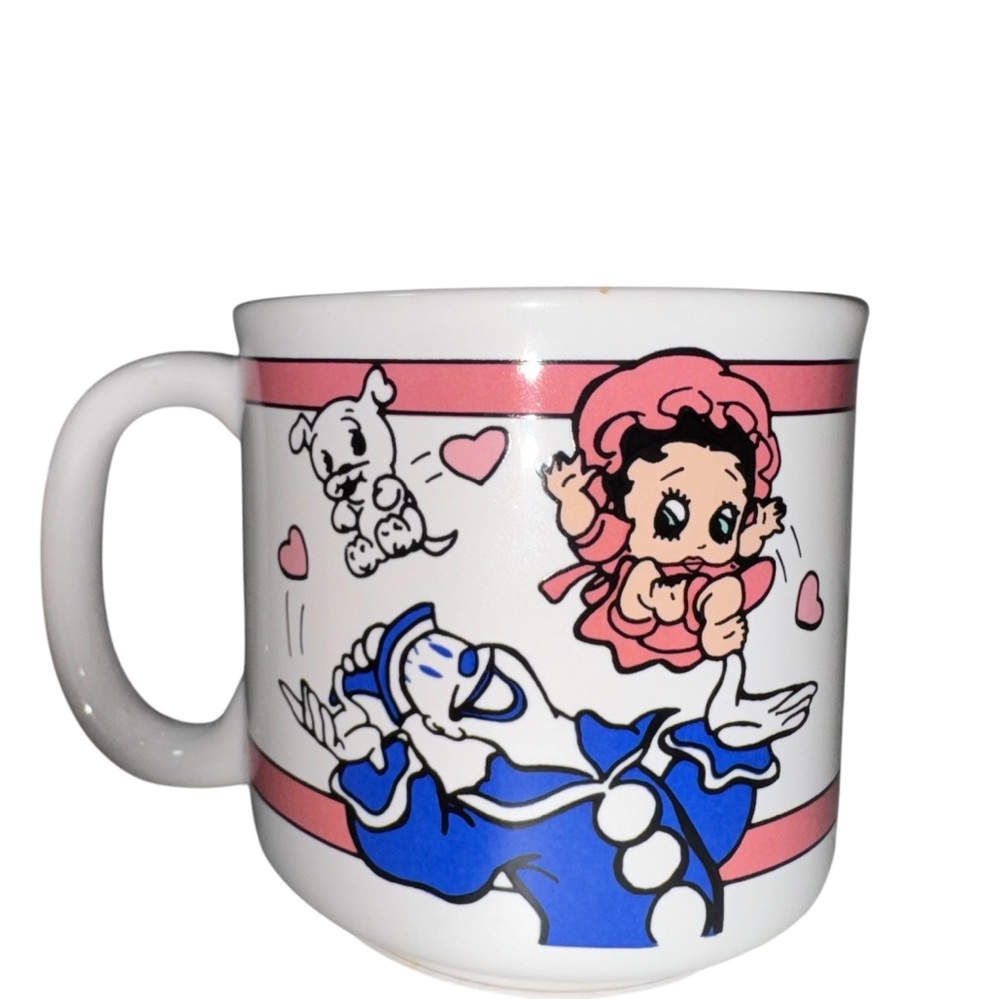 Vintage 1989 Betty Boop and KoKo the Clown Mug Hearts Puppy -  Hamilton Gifts